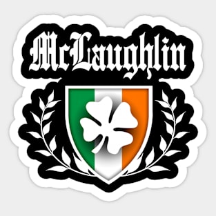 McLaughlin Shamrock Crest Sticker